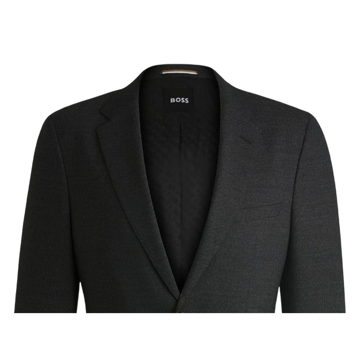 Dark Grey - Back - Boss Mens Jasper Flap Pocket Blazer