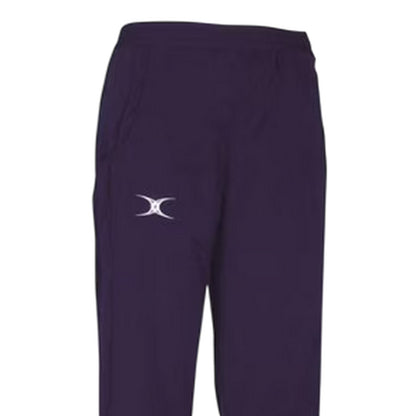 Navy - Back - Gilbert Childrens-Kids Synergie Tracksuit Bottoms
