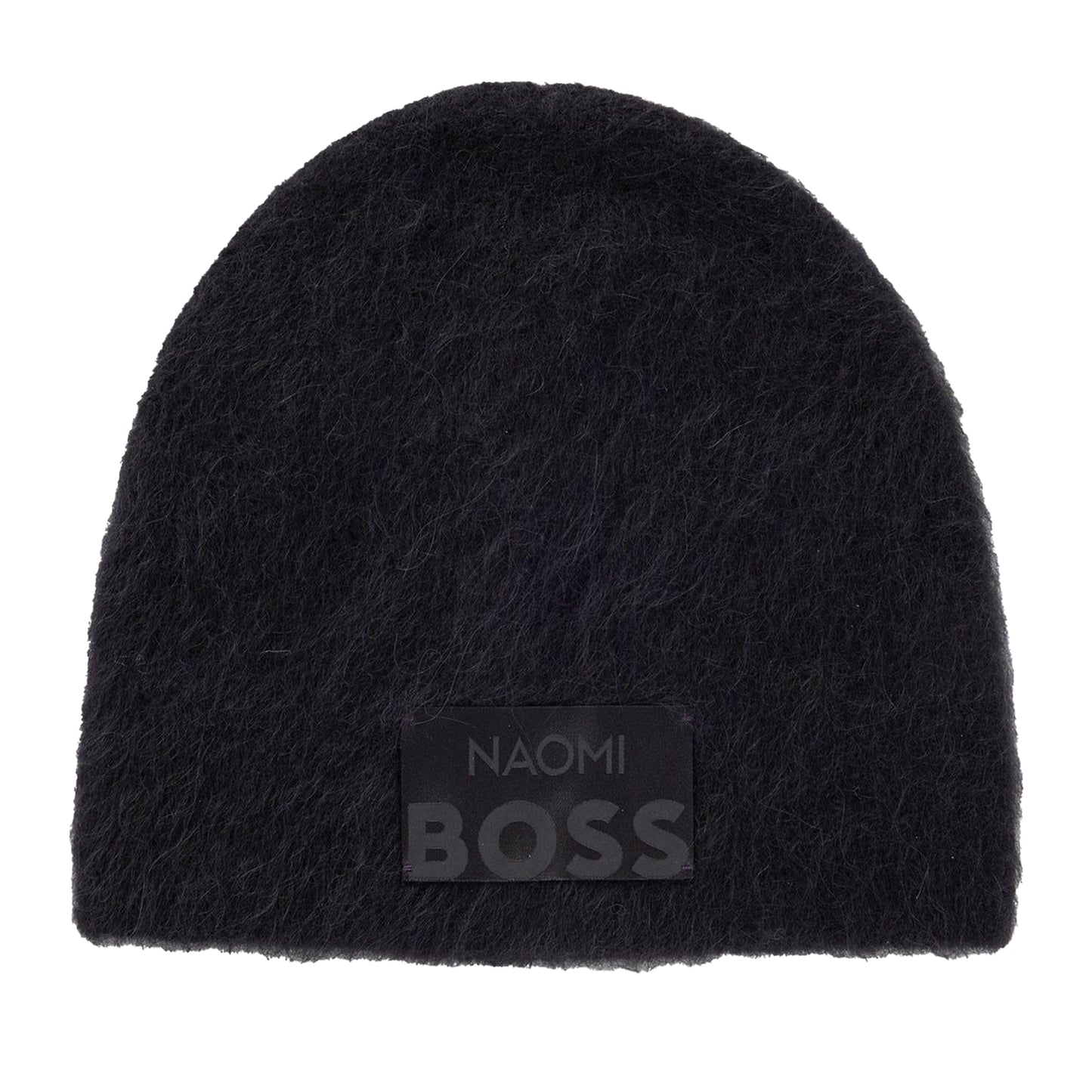 Black - Front - Boss Naomi X Beanie