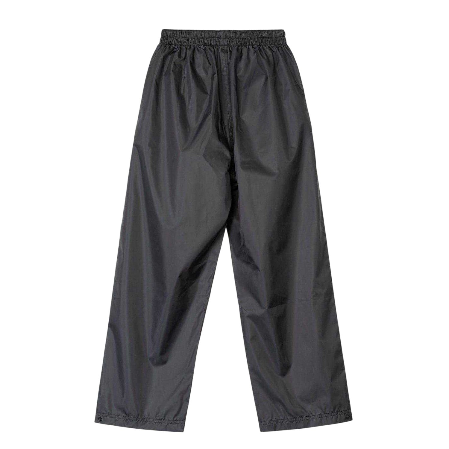 Black - Back - Gelert Childrens-Kids Logo Packable Trousers