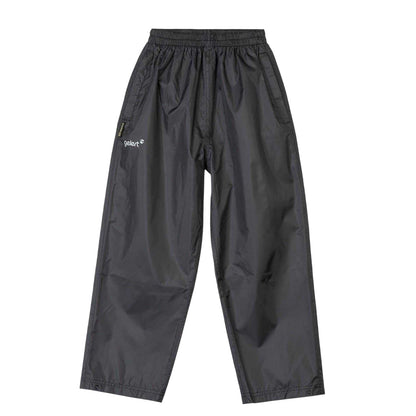 Black - Front - Gelert Childrens-Kids Logo Packable Trousers