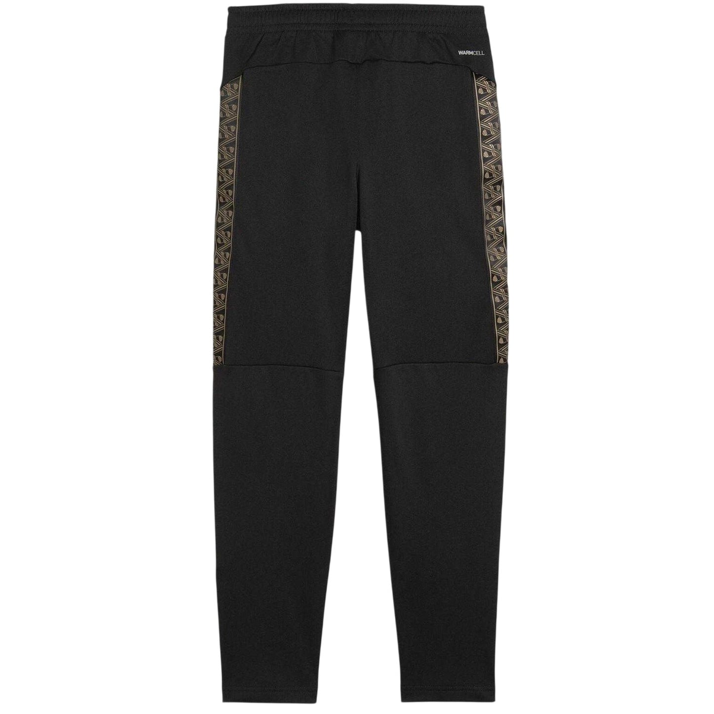 Black-Gold - Back - Puma Childrens-Kids King Performance Tracksuit Bottoms