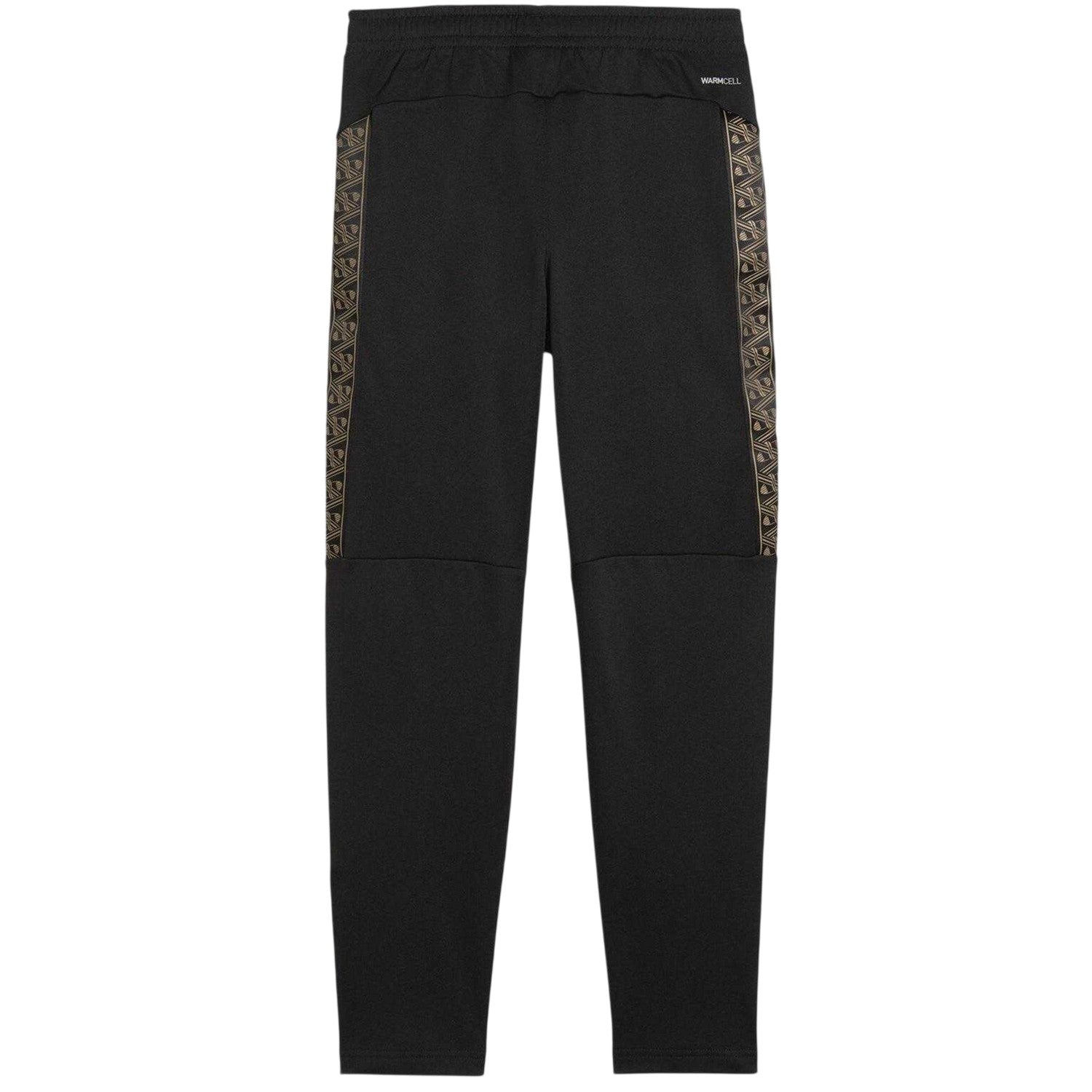 Black-Gold - Back - Puma Childrens-Kids King Performance Tracksuit Bottoms