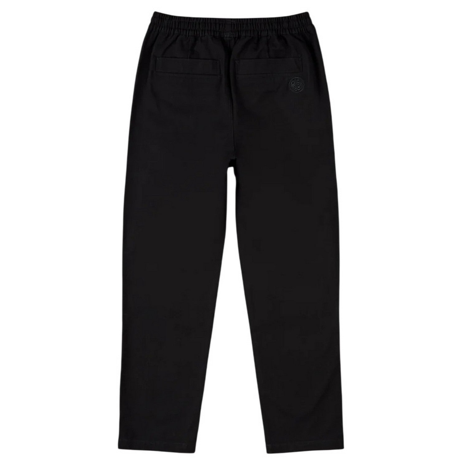 Black - Back - Pretty Green Mens Priory Twill Trousers