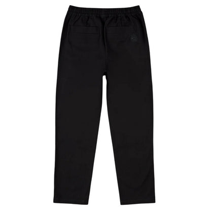 Black - Back - Pretty Green Mens Priory Twill Trousers