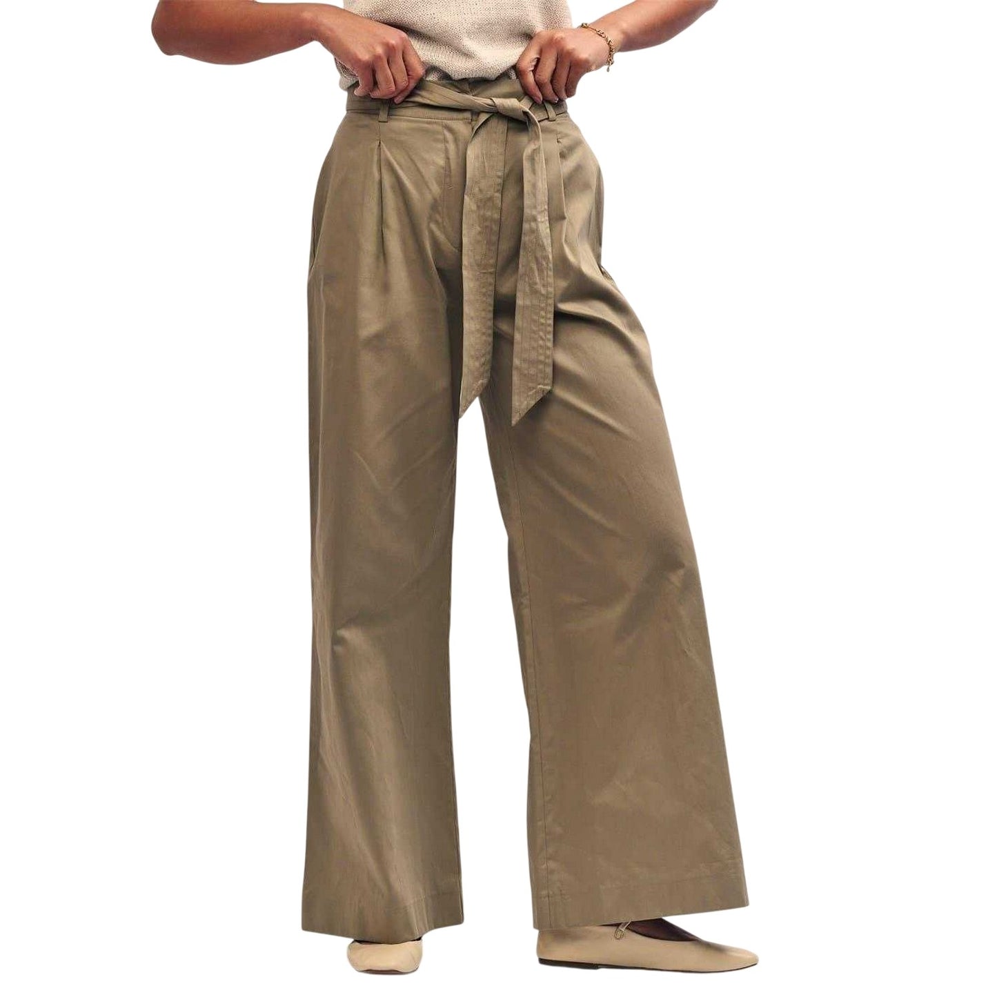 Green - Lifestyle - Nobody´s Child Womens-Ladies Stevie Wide Leg Trousers