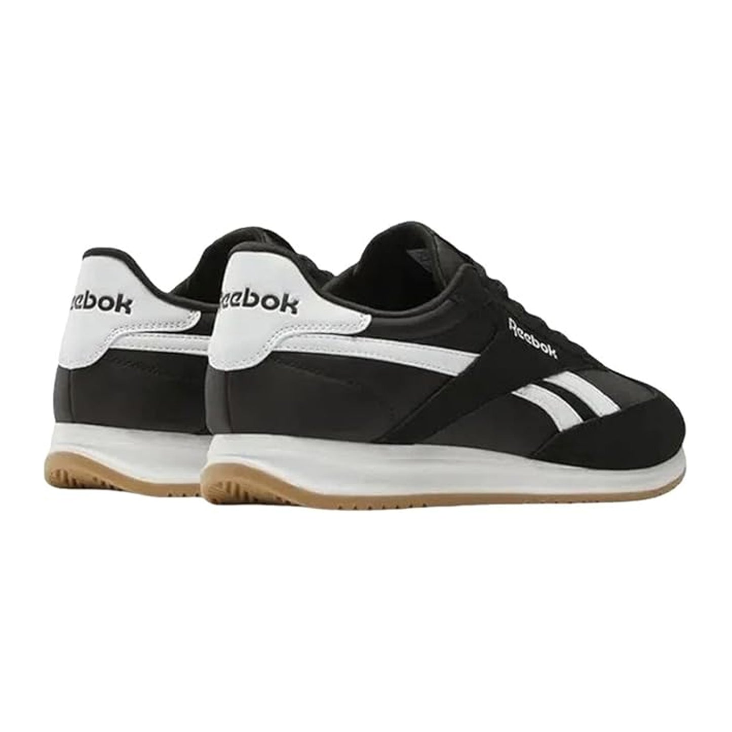Navy-White - Back - Reebok Mens World 70 Logo Suede Trainers