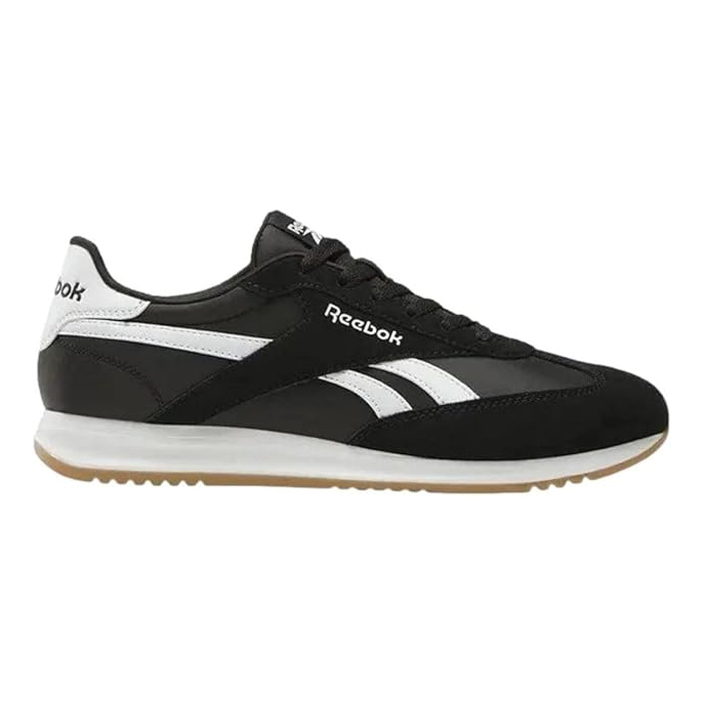Navy-White - Front - Reebok Mens World 70 Logo Suede Trainers