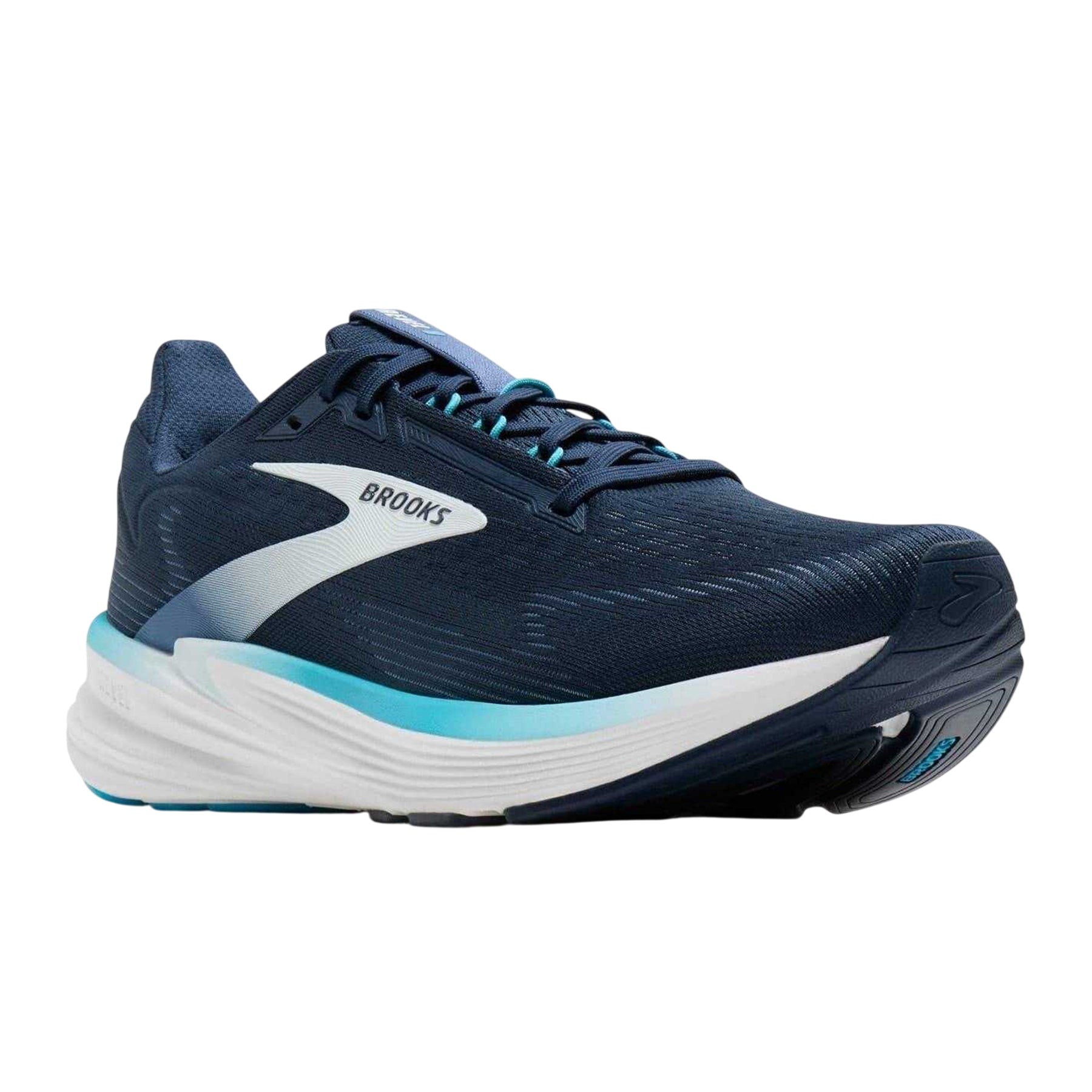 Navy-White - Lifestyle - Brooks Mens Revel 8 Road Running Shoes