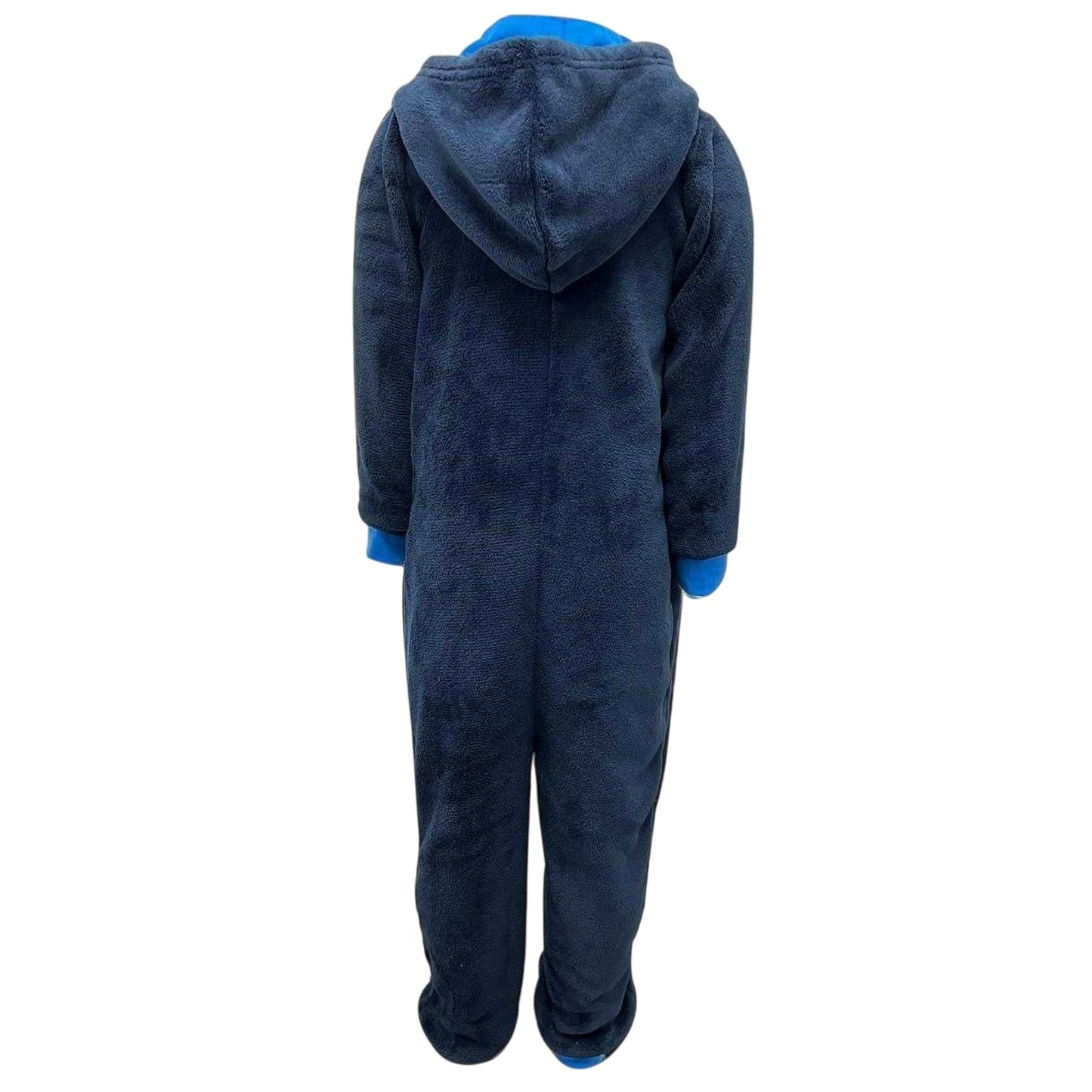 Blue - Back - Playstation Childrens-Kids Fleece Long-Sleeved Sleepsuit