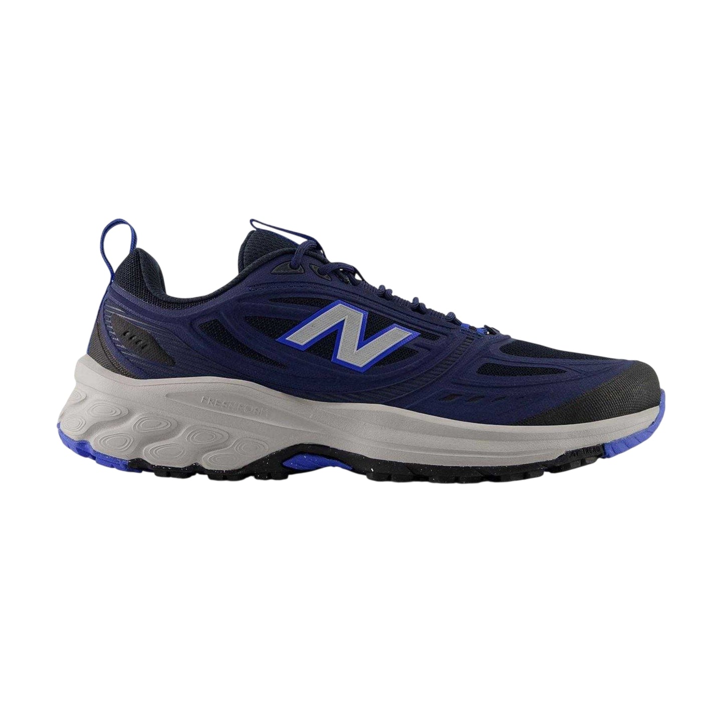Navy-White - Front - New Balance Mens Trail 410 Trainers