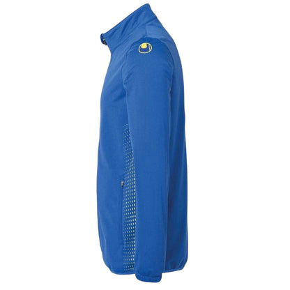 Blue-Lime - Side - UHL Sport Mens Score High-Neck Performance Jacket
