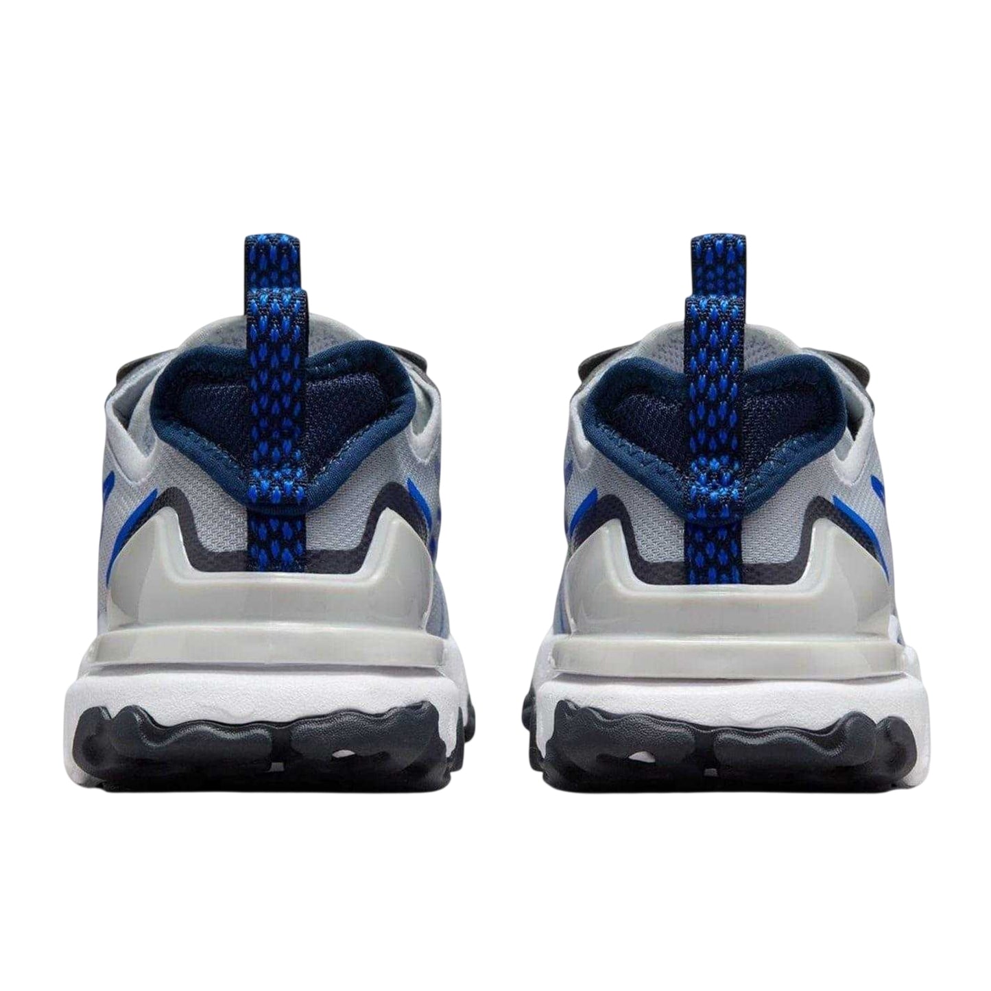Grey-Blue - Back - Nike Childrens-Kids React Vision Trainers
