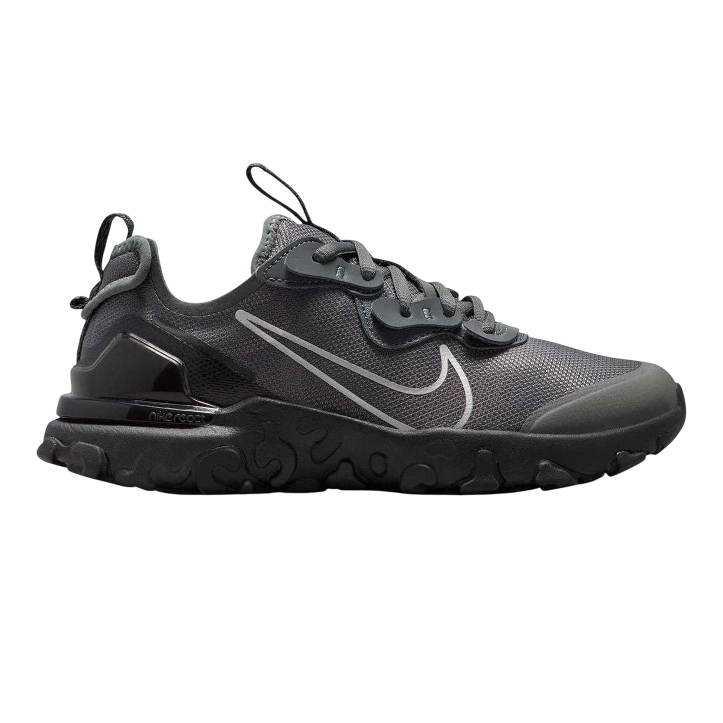Iron Grey - Front - Nike Childrens-Kids React Vision Trainers