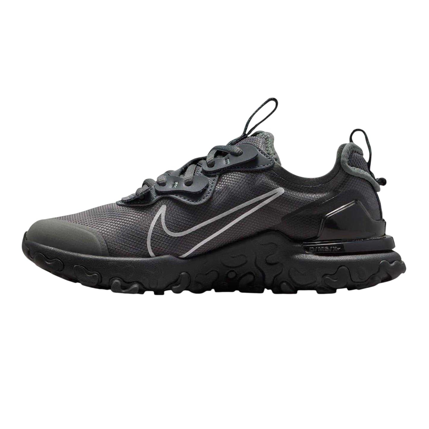 Iron Grey - Side - Nike Childrens-Kids React Vision Trainers