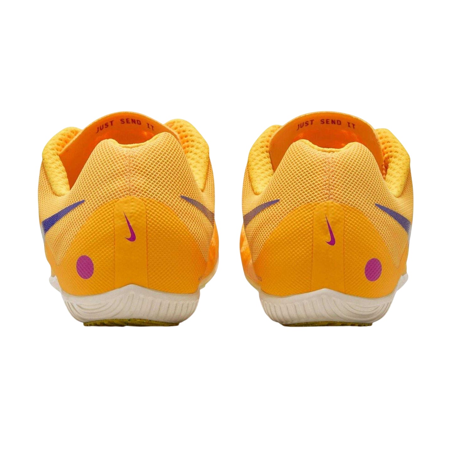 Pulse Olive - Back - Nike Mens Zoom Rival Multi Running Athletic Shoe Spikes