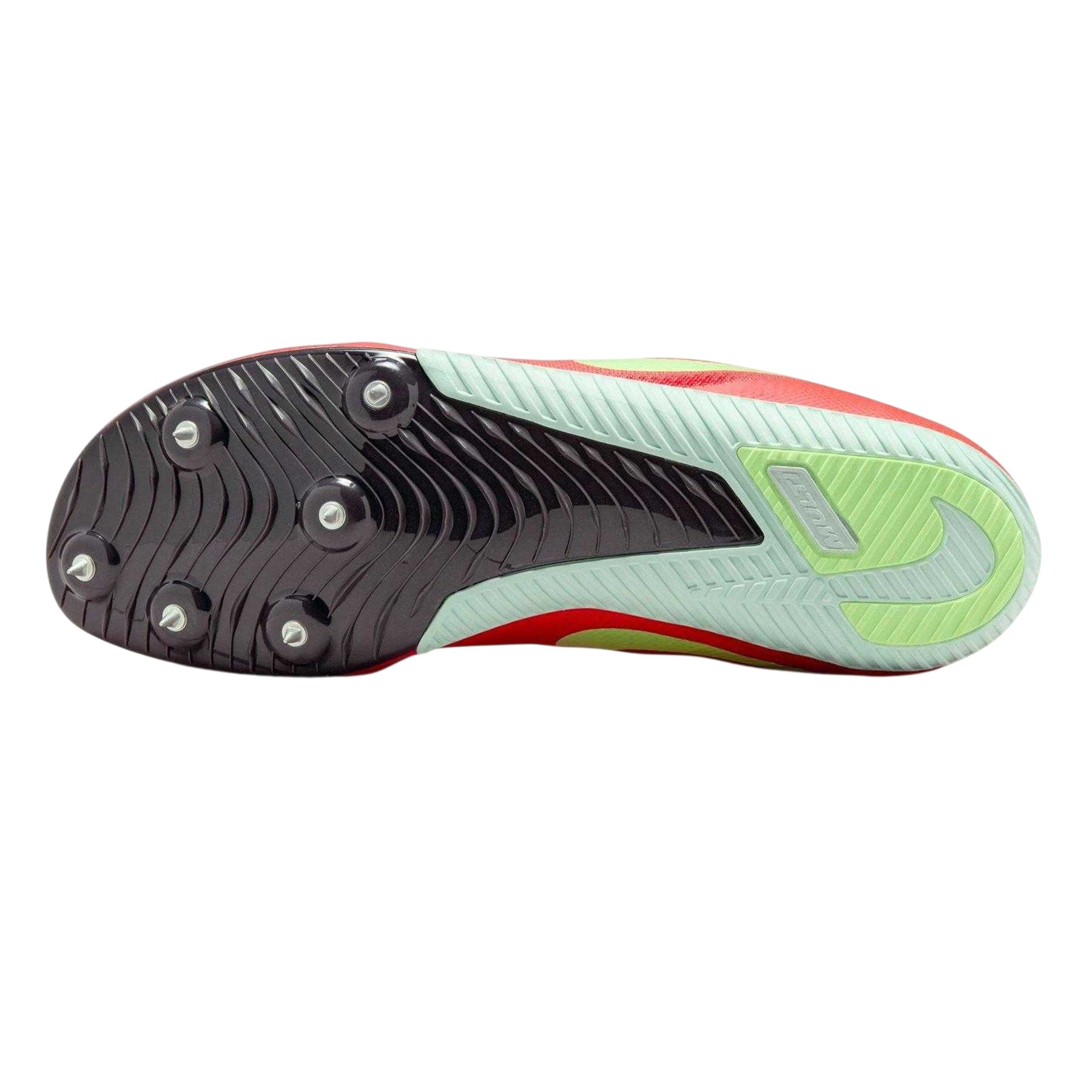 Red - Lifestyle - Nike Mens Zoom Rival Multi Running Athletic Shoe Spikes