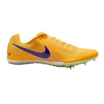 Orange-Citron - Front - Nike Mens Zoom Rival Multi Running Athletic Shoe Spikes