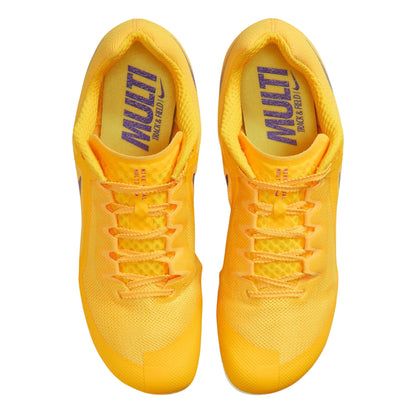 Orange-Citron - Lifestyle - Nike Mens Zoom Rival Multi Running Athletic Shoe Spikes