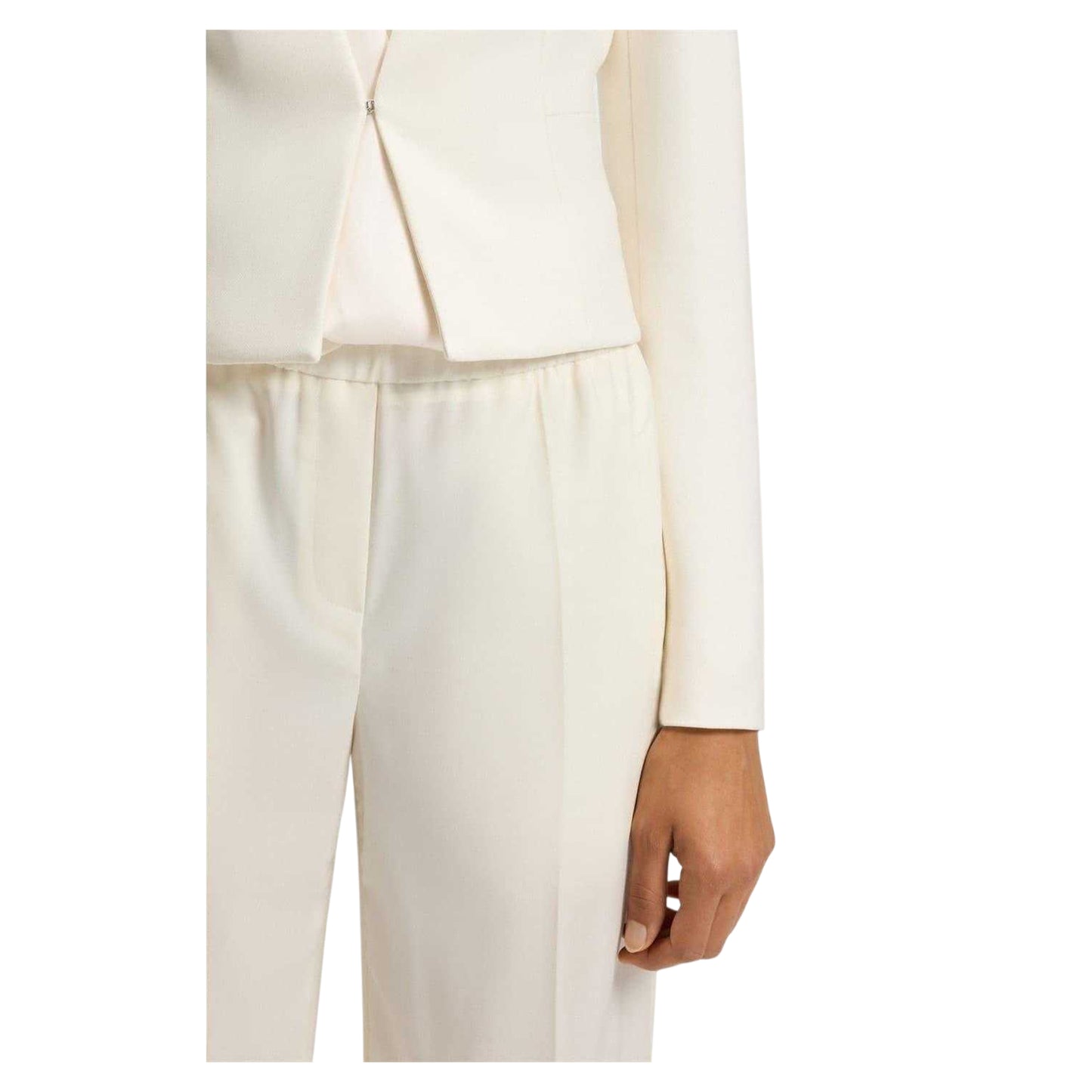 White Faded White - Lifestyle - Boss Womens-Ladies Plain Slim Blazer