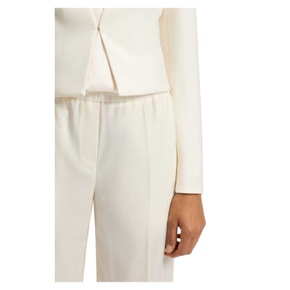 White Faded White - Lifestyle - Boss Womens-Ladies Plain Slim Blazer