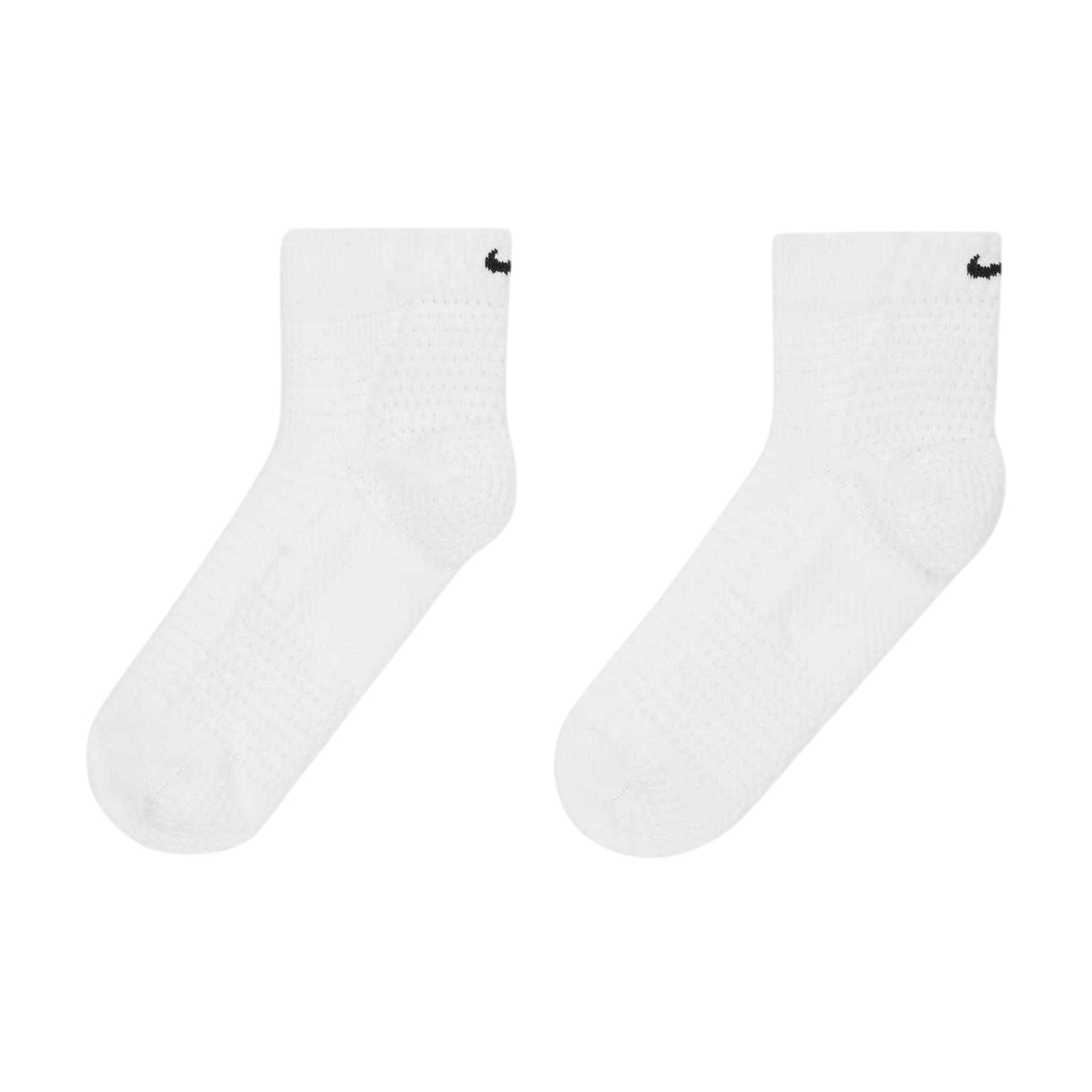 White - Back - Nike Childrens-Kids Unicorn Swoosh Cushioned Ankle Socks