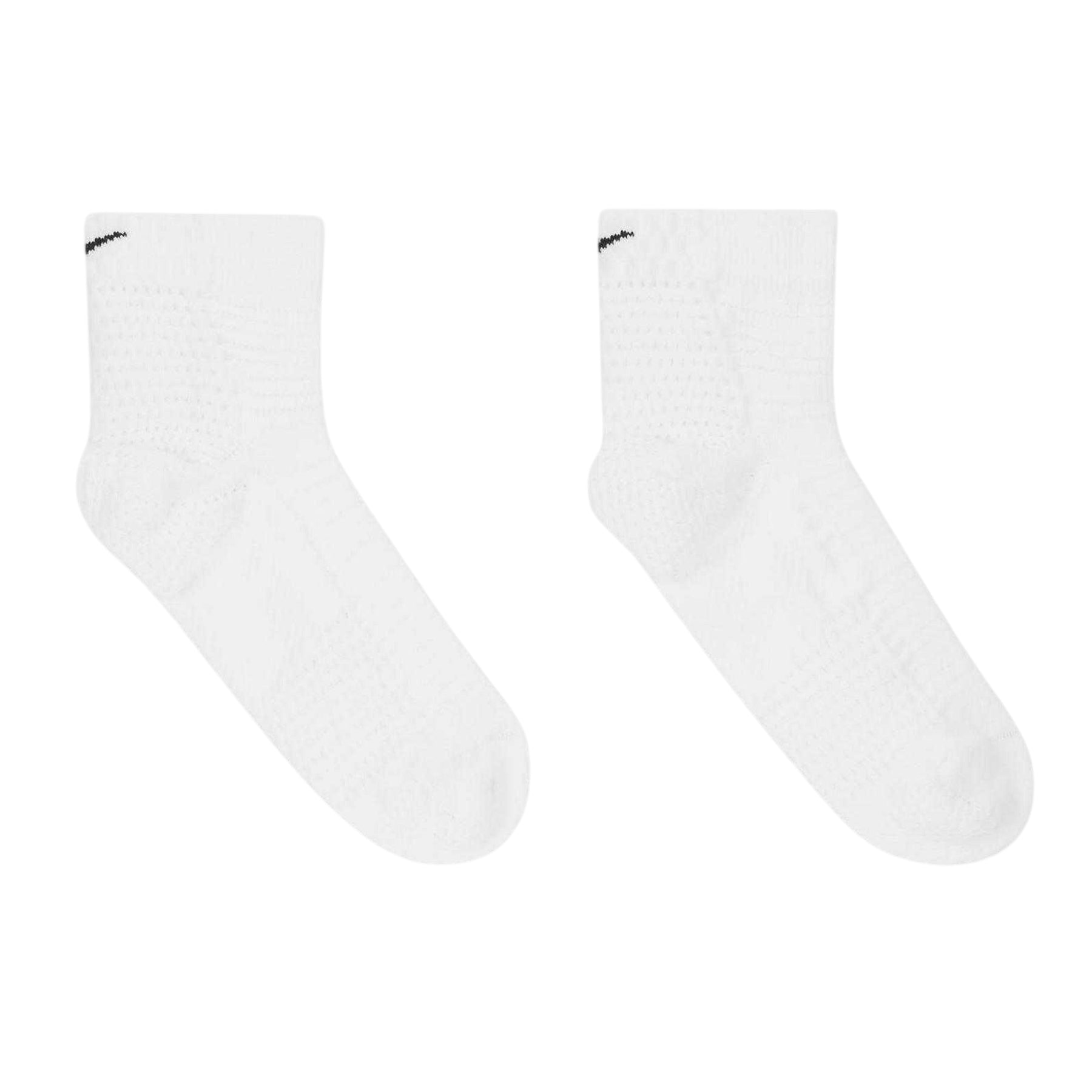 White - Front - Nike Childrens-Kids Unicorn Swoosh Cushioned Ankle Socks