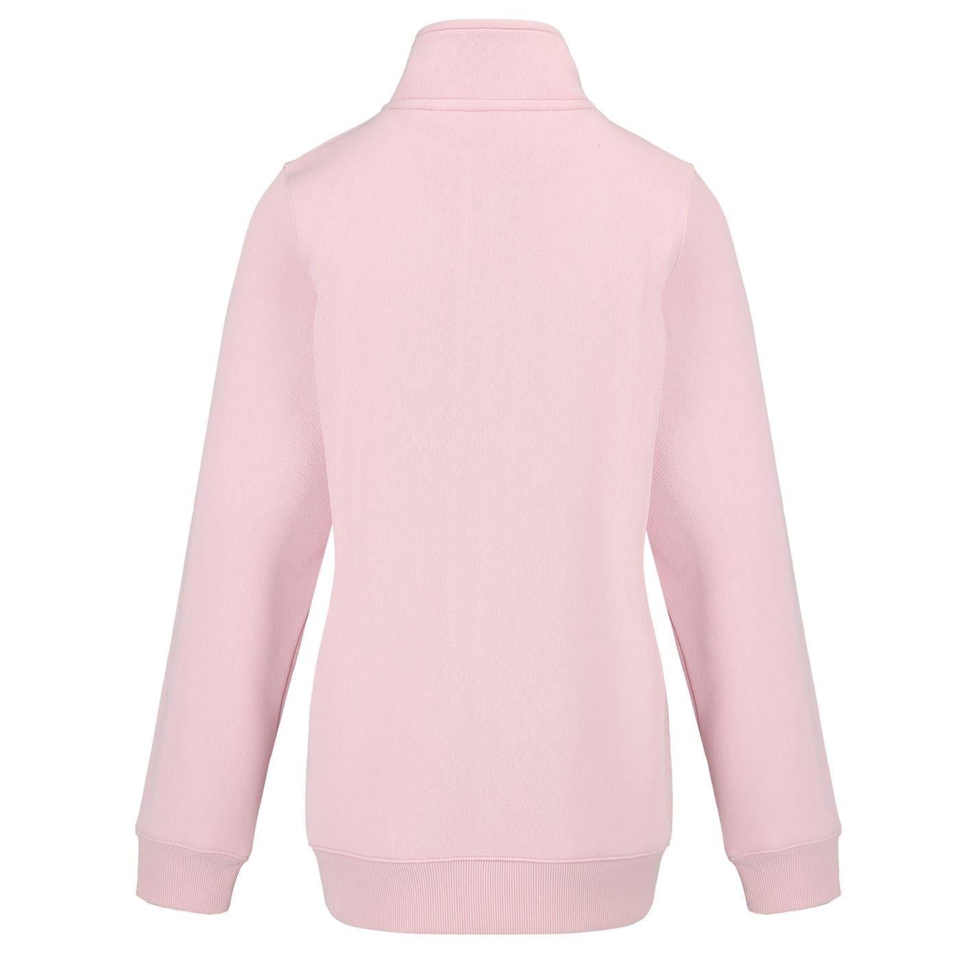 Baby Pink - Back - Slazenger Womens-Ladies Logo Full Zip Jacket