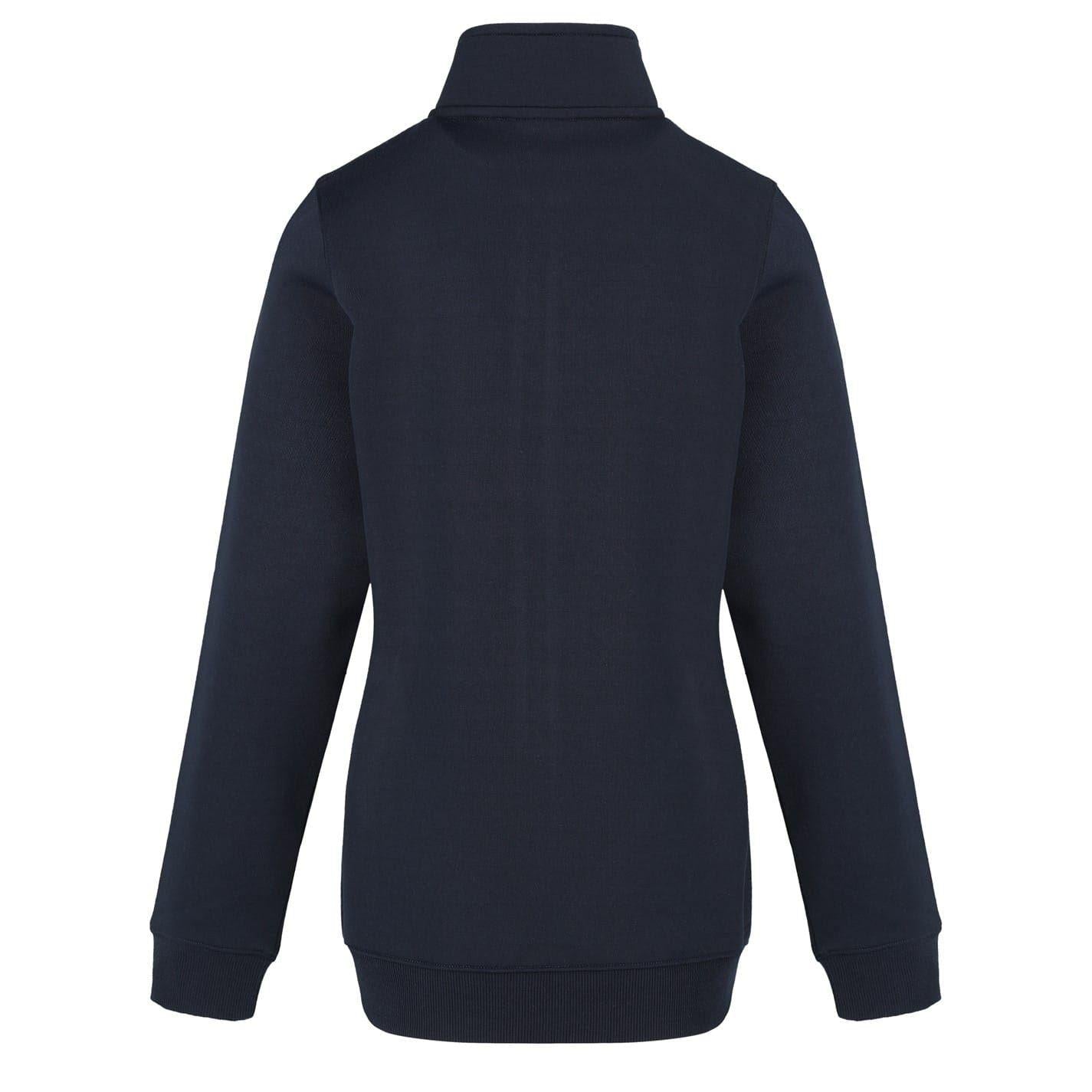 Navy - Back - Slazenger Womens-Ladies Logo Full Zip Jacket