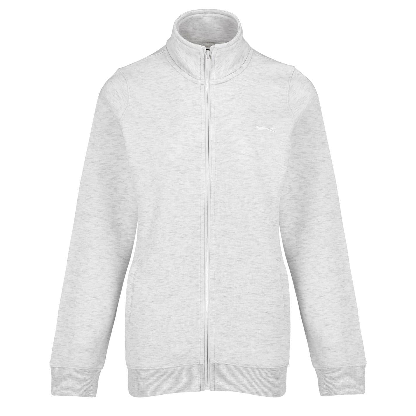 Ice Marl - Front - Slazenger Womens-Ladies Logo Full Zip Jacket