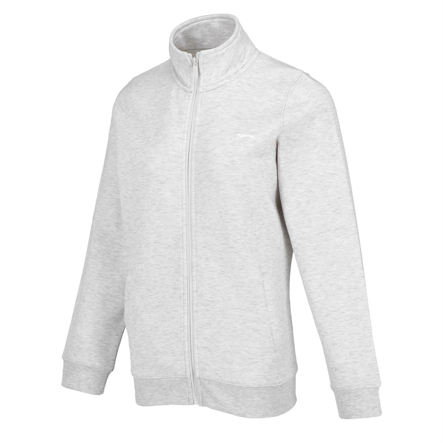 Ice Marl - Side - Slazenger Womens-Ladies Logo Full Zip Jacket