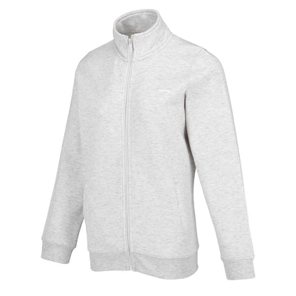 Ice Marl - Side - Slazenger Womens-Ladies Logo Full Zip Jacket