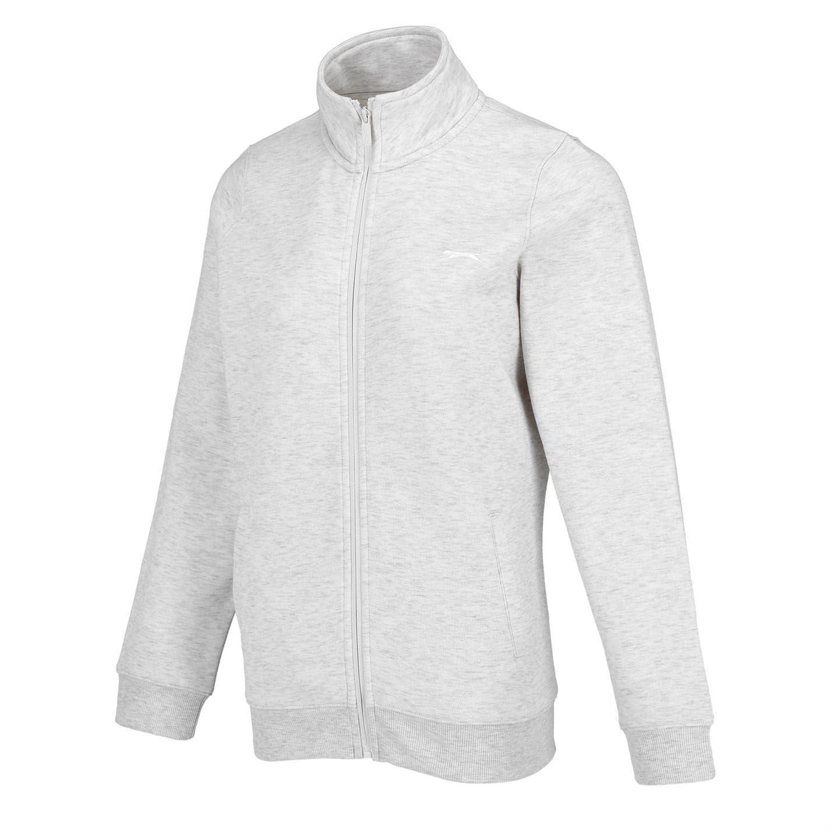 Ice Marl - Side - Slazenger Womens-Ladies Logo Full Zip Jacket