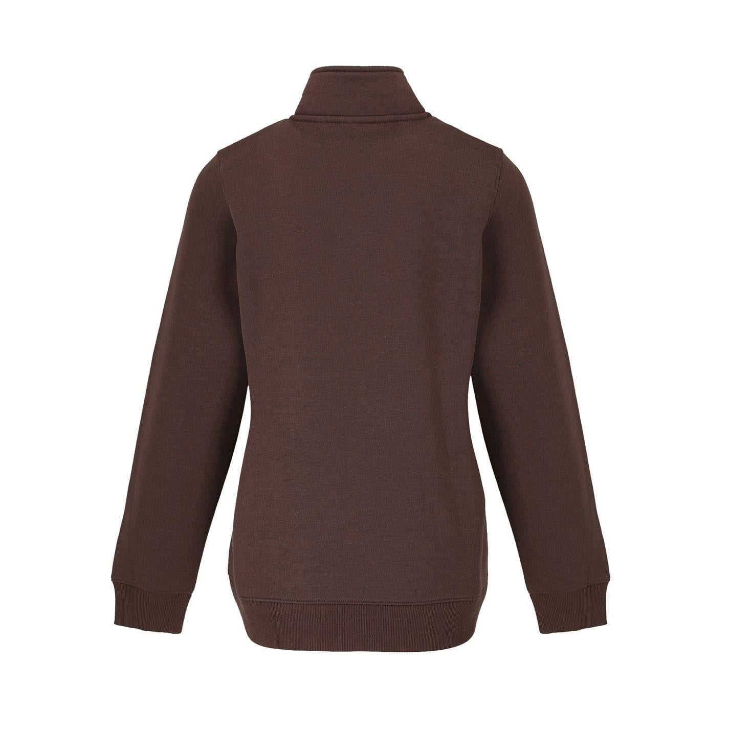 Chocolate Brown - Back - Slazenger Womens-Ladies Logo Full Zip Jacket
