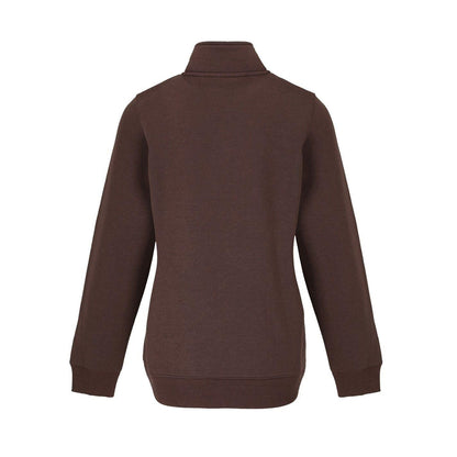 Chocolate Brown - Back - Slazenger Womens-Ladies Logo Full Zip Jacket