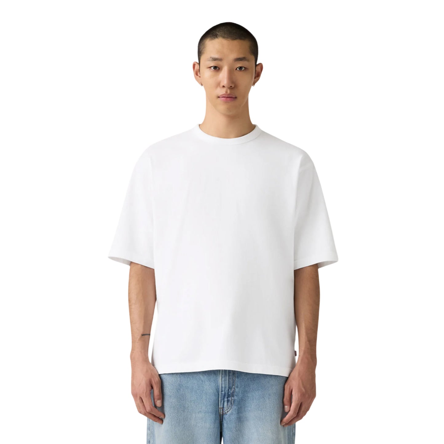 Black - Lifestyle - Levis Mens Hayes Plain Boxy T-Shirt