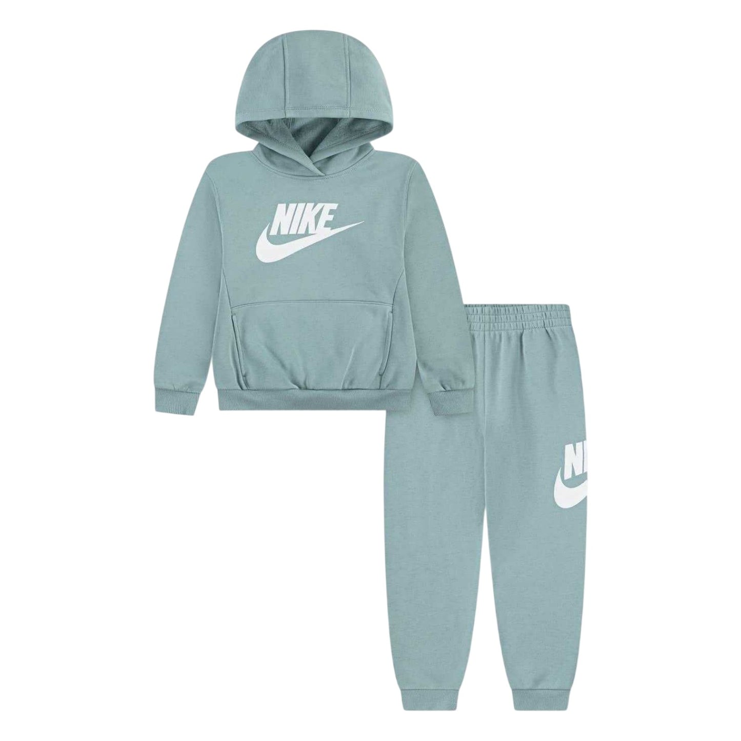 Cannon - Front - Nike Boys Logo Fleece Long-Sleeved Tracksuit Set