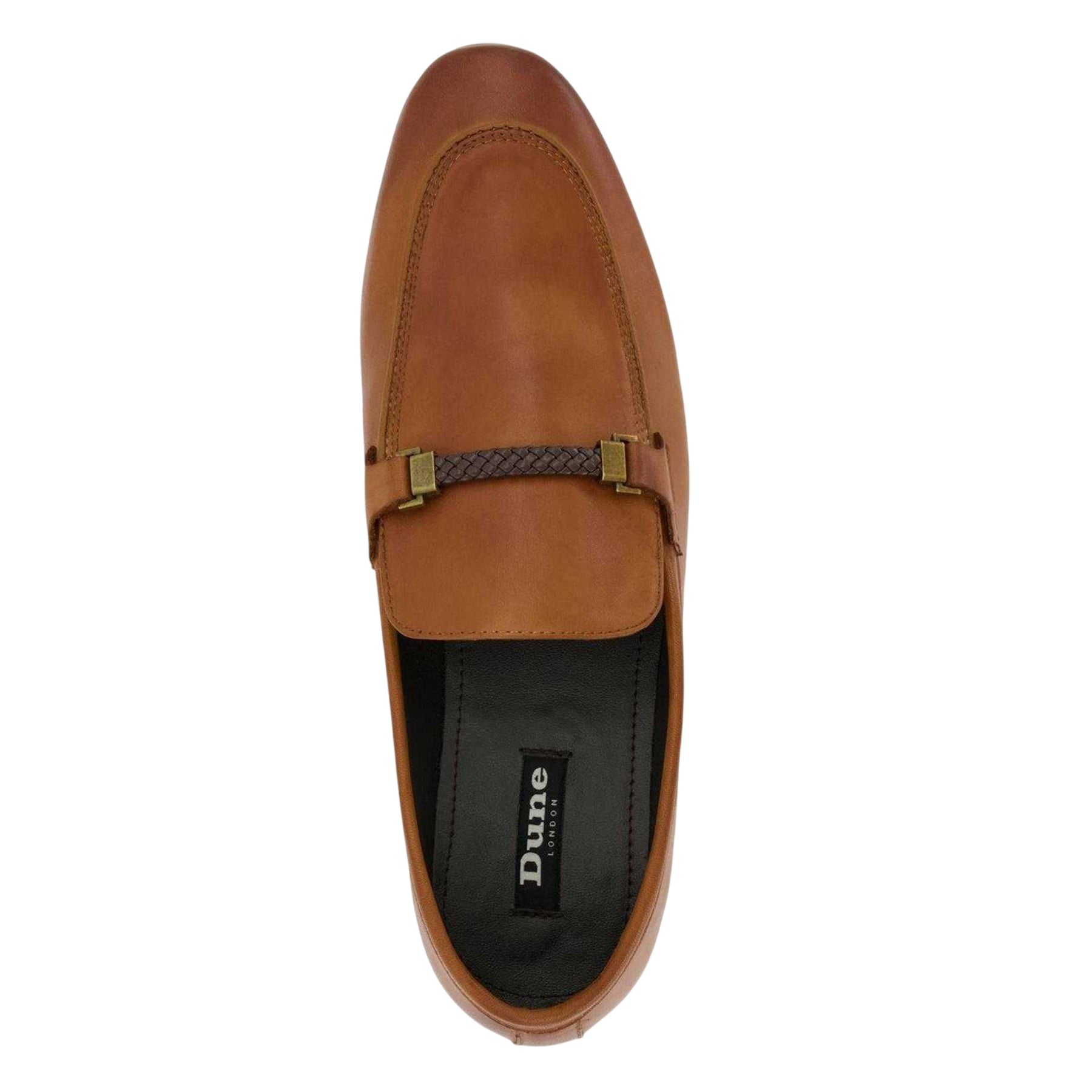 Tan - Lifestyle - Dune London Mens Sheldon Leather Loafers