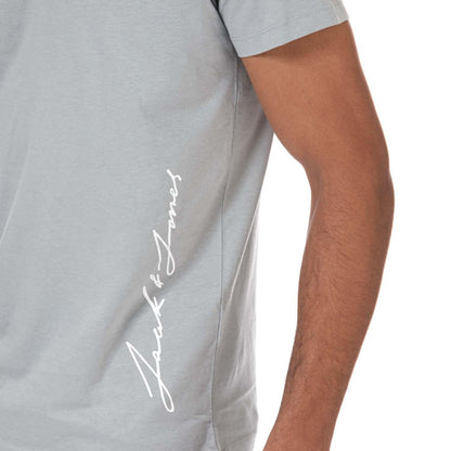 Blue-Multicoloured - Side - Jack And Jones Mens Crew Neck T-Shirt (Pack of 5)