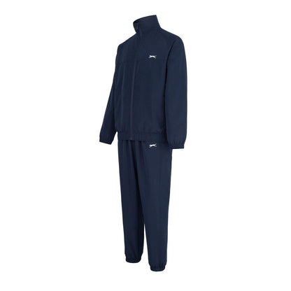 Navy - Side - Slazenger Mens Performance Tracksuit