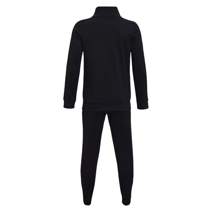 Black - Back - Under Armour Boys Rival Loose Tracksuit Set