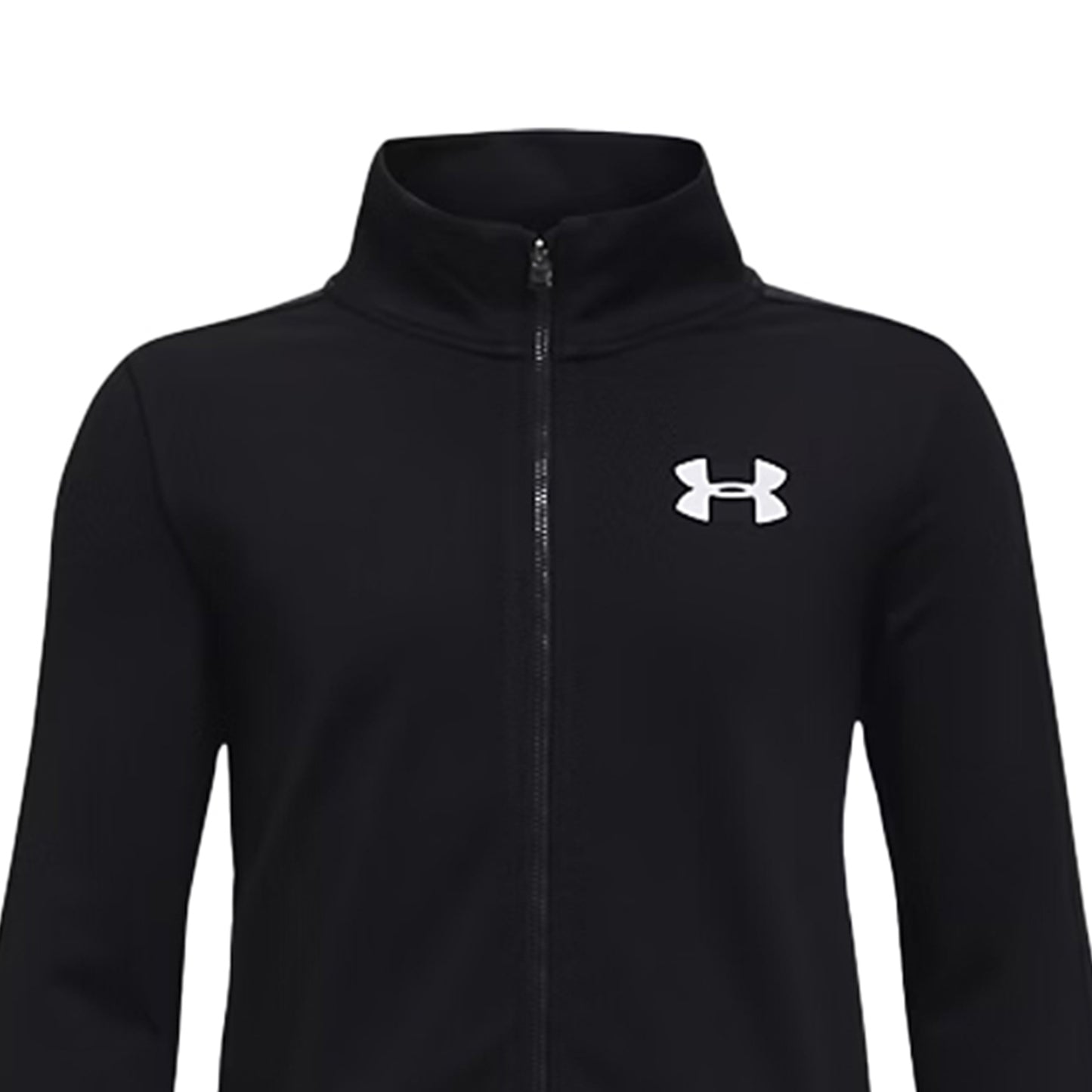 Black - Side - Under Armour Boys Rival Loose Tracksuit Set