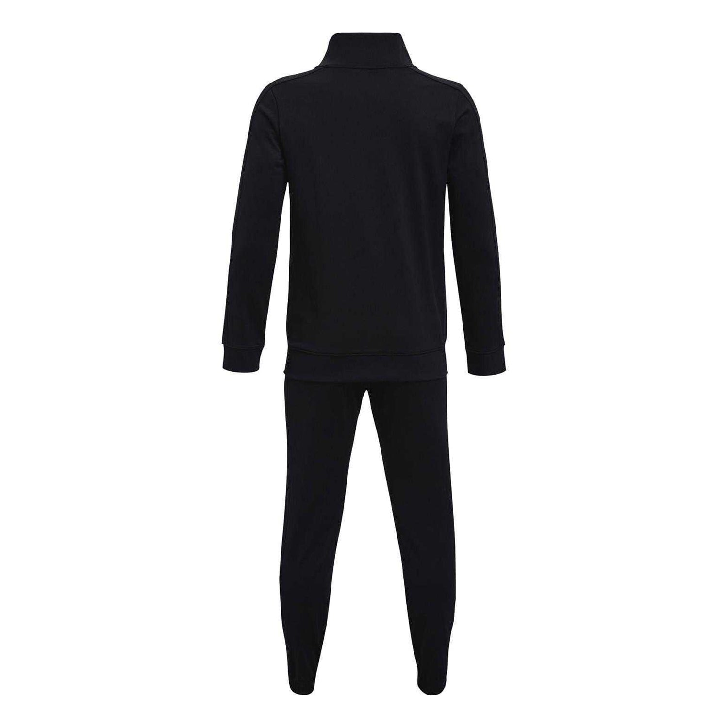 Black-Red - Back - Under Armour Boys Rival Loose Tracksuit Set