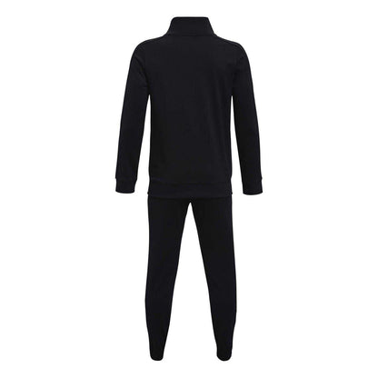 Black-Red - Back - Under Armour Boys Rival Loose Tracksuit Set