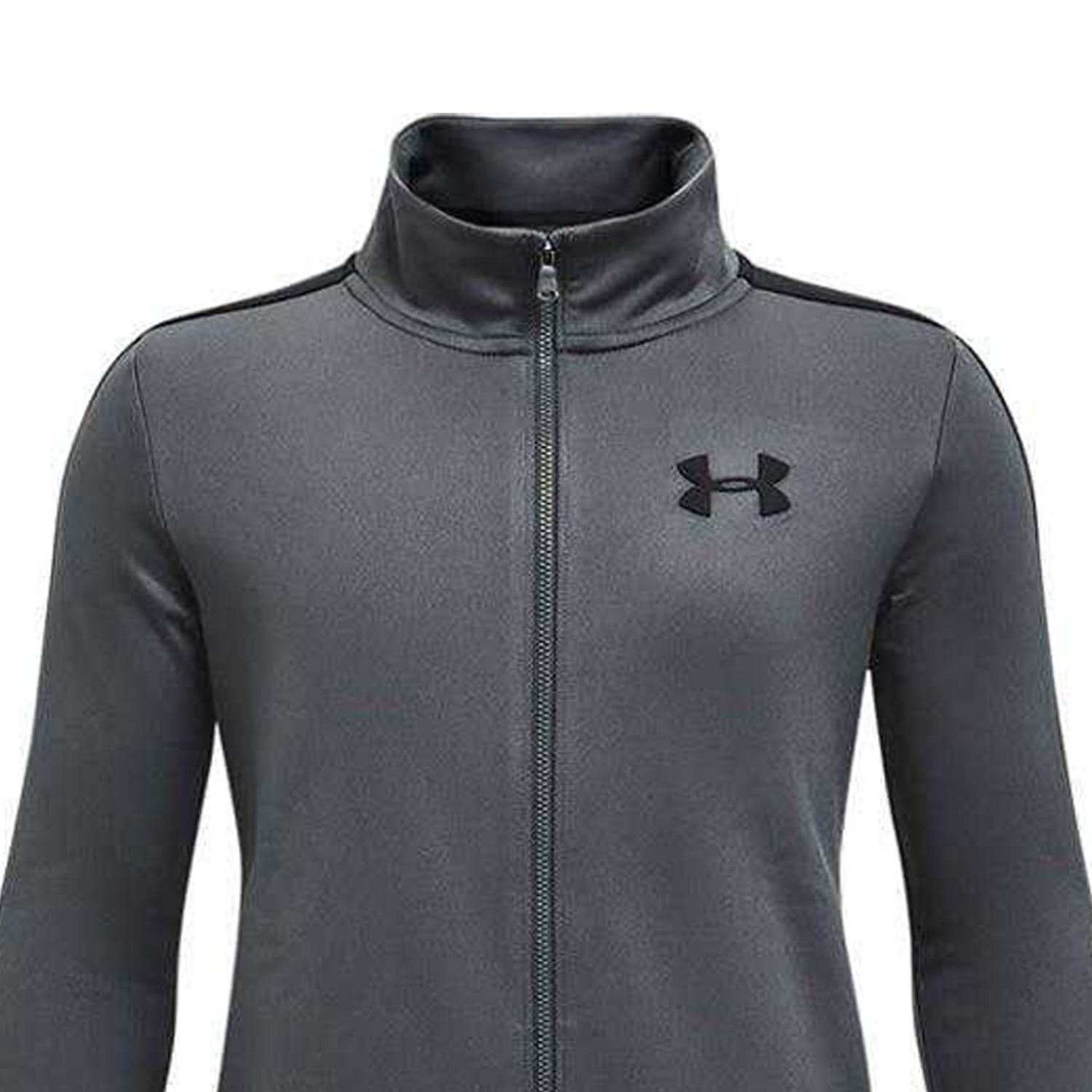Frost Gray - Side - Under Armour Boys Rival Loose Tracksuit Set