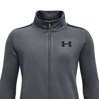 Frost Gray - Side - Under Armour Boys Rival Loose Tracksuit Set