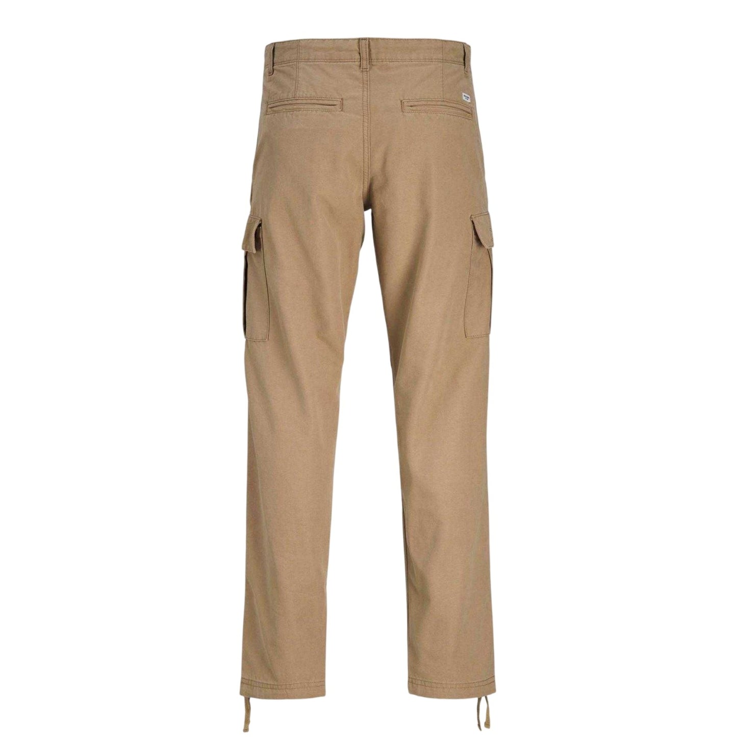 Beige - Back - Jack And Jones Mens Kane Barkley Cargo Trousers