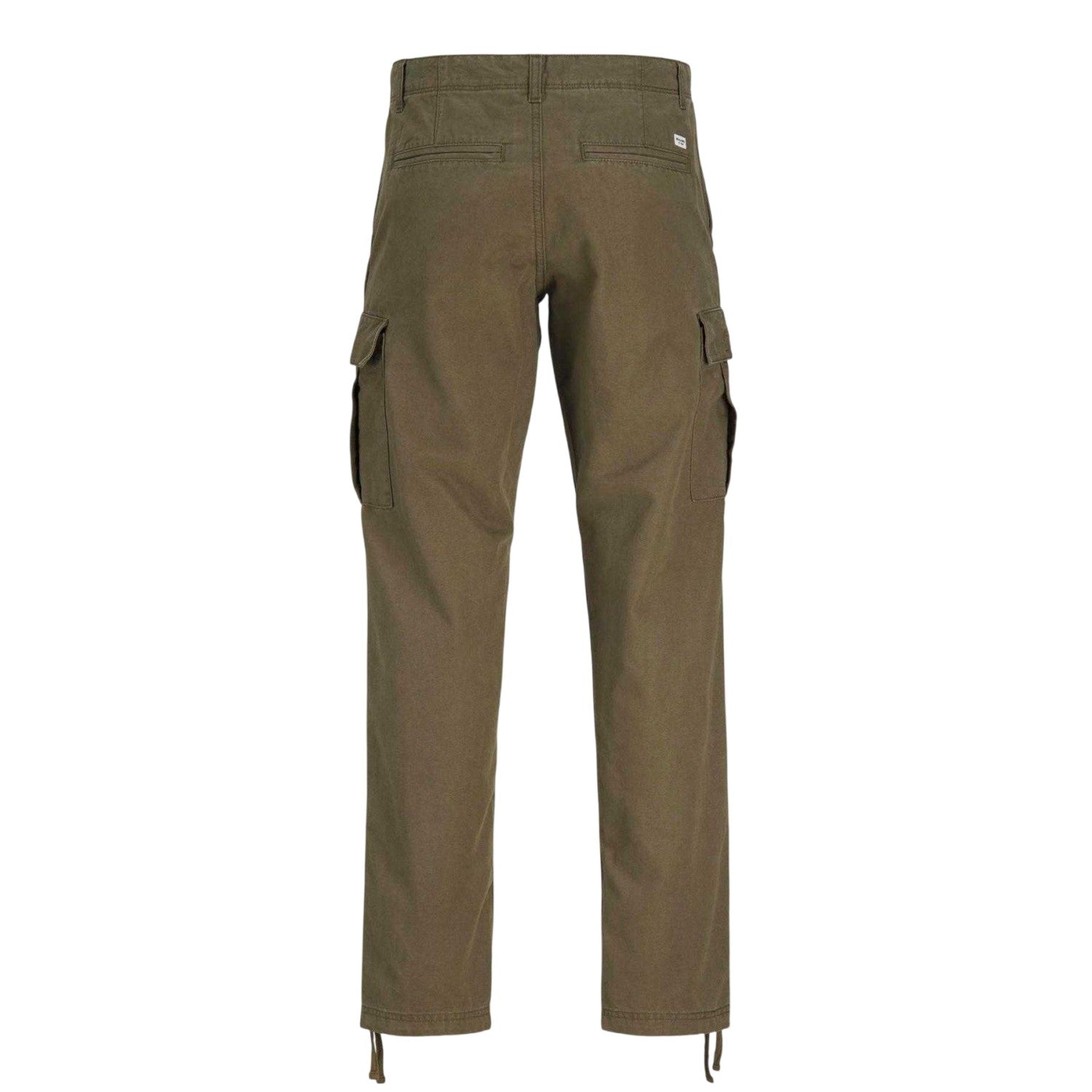 Olive Night - Back - Jack And Jones Mens Kane Barkley Cargo Trousers