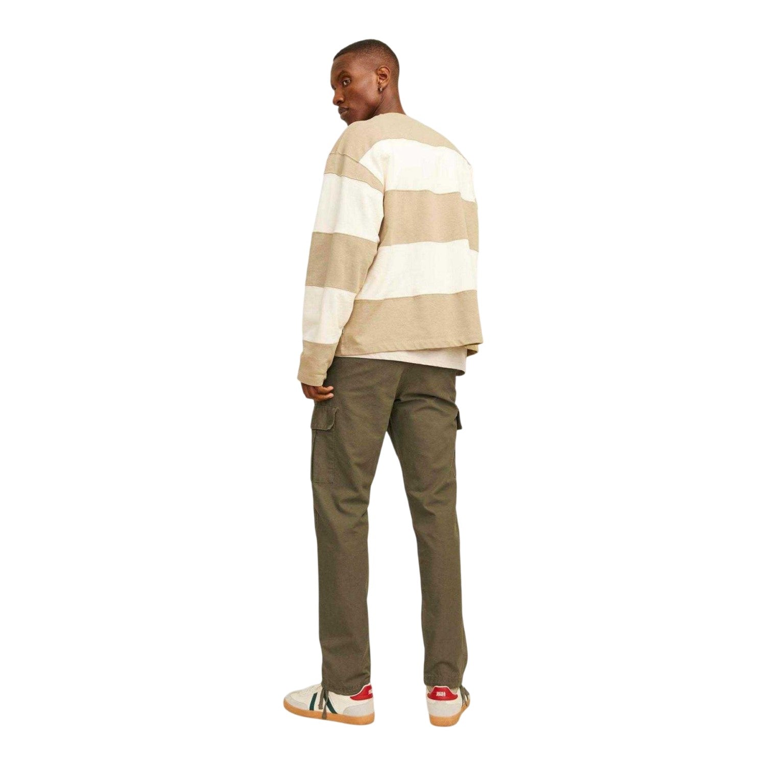 Olive Night - Lifestyle - Jack And Jones Mens Kane Barkley Cargo Trousers