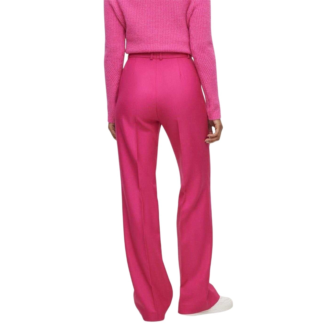 Bright Pink - Back - Boss Womens-Ladies Tireka Trousers